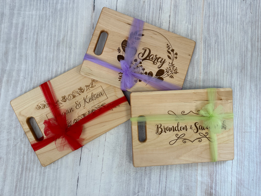 Personalized Wood Cutting Boards